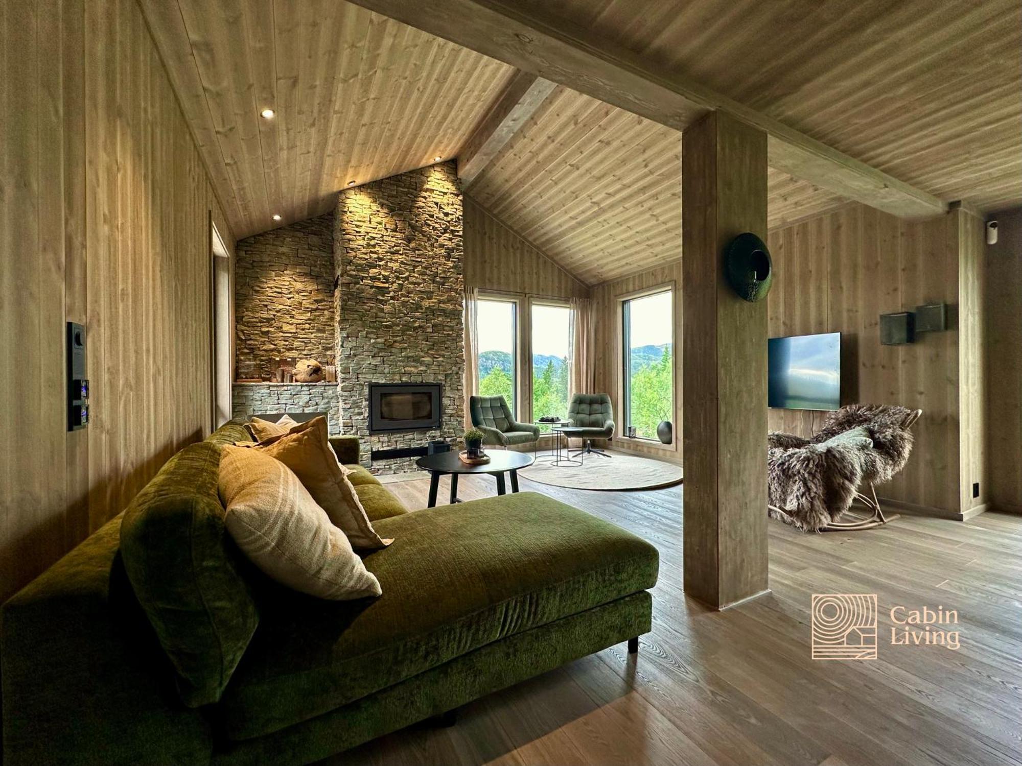 Brand New Cabin On The Sunny Side Of Gaustatoppen With A Great View Tuddal ภายนอก รูปภาพ
