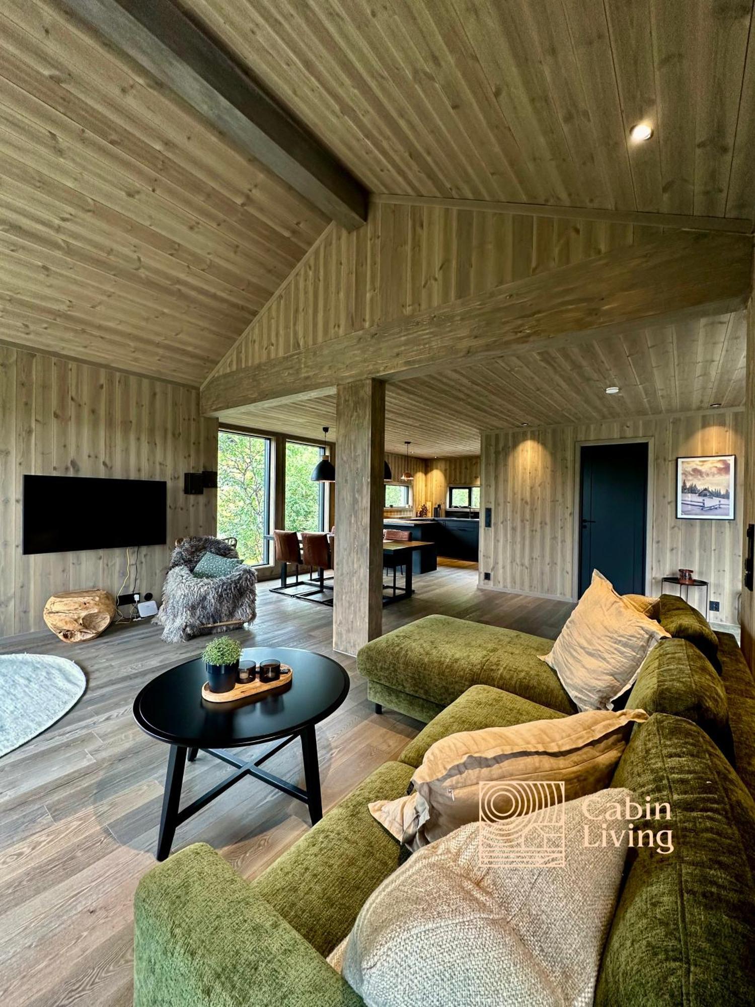 Brand New Cabin On The Sunny Side Of Gaustatoppen With A Great View Tuddal ภายนอก รูปภาพ
