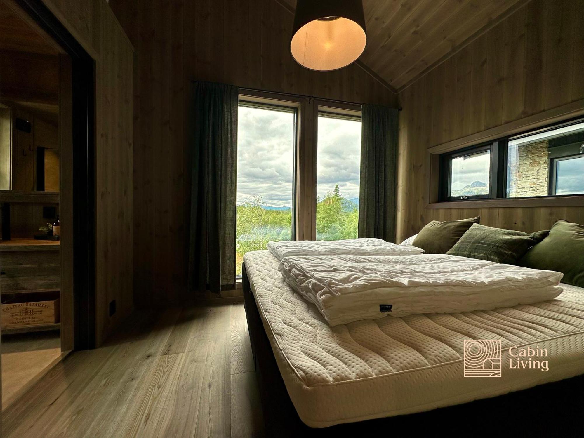 Brand New Cabin On The Sunny Side Of Gaustatoppen With A Great View Tuddal ภายนอก รูปภาพ