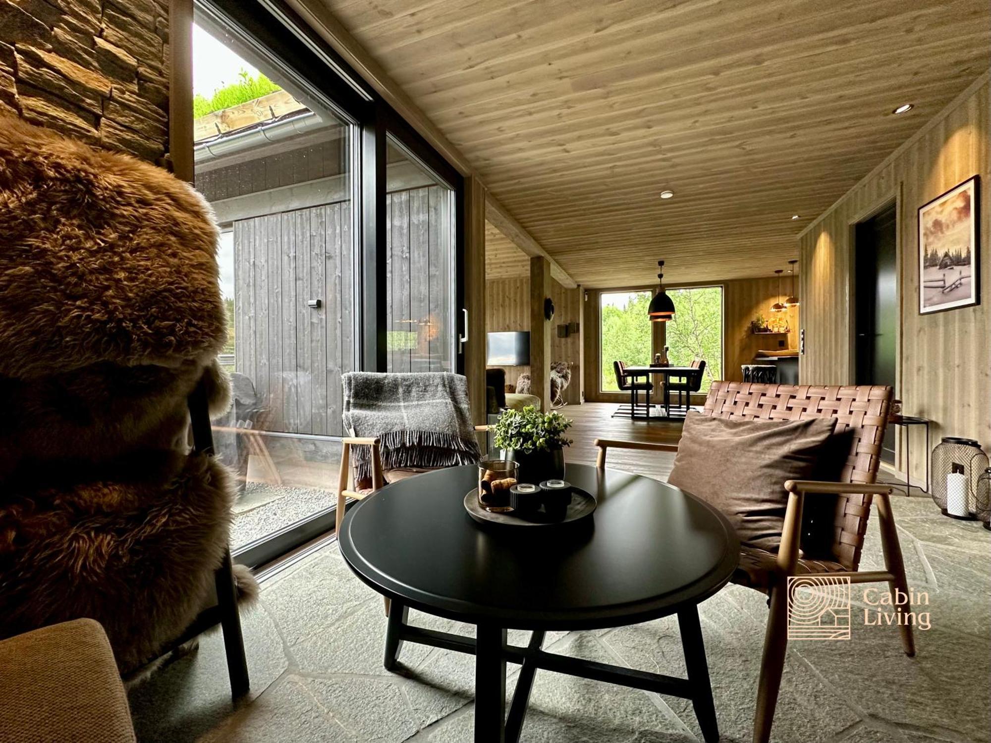 Brand New Cabin On The Sunny Side Of Gaustatoppen With A Great View Tuddal ภายนอก รูปภาพ